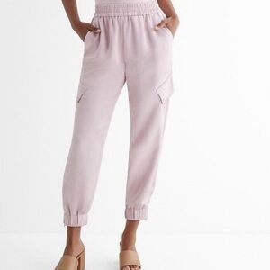 Express Light Pink Jogger Pants
